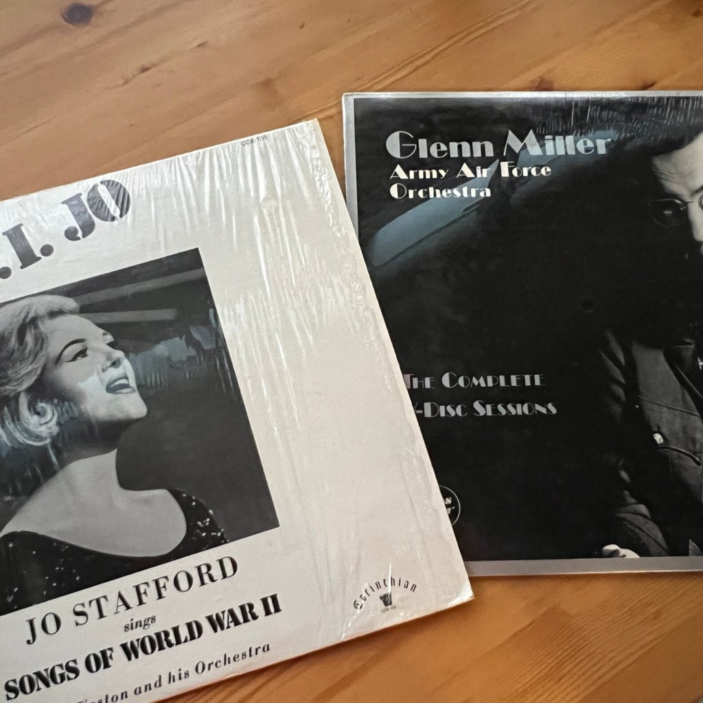 G.I. JO and Glenn Miller LPs
